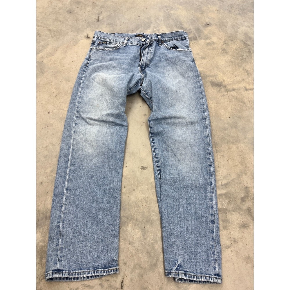 Polo Ralph Lauren The Thompson Relaxed Jeans Men's 34x30 Blue Denim Straight leg
